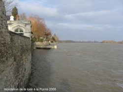 Photo paysage et monuments, Bouchemaine - inondation de la loire à "la pointe " 2008