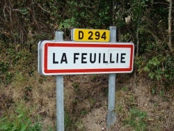 Photo paysage et monuments, La Feuillie - Panneau d'entré de la commune