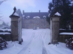 Photo paysage et monuments, Le Ham - Le Mesnildot sous la neige