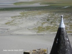 Photo paysage et monuments, Le Mont-Saint-Michel - la baie vue du mont