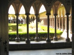 Photo paysage et monuments, Le Mont-Saint-Michel - le cloitre