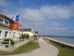 Photo paysage et monuments, Quinéville - balade des gougins le long de la plage