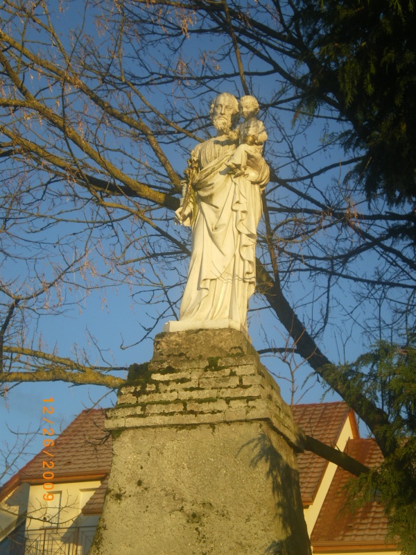 Photo Goviller - statue de saint joseph