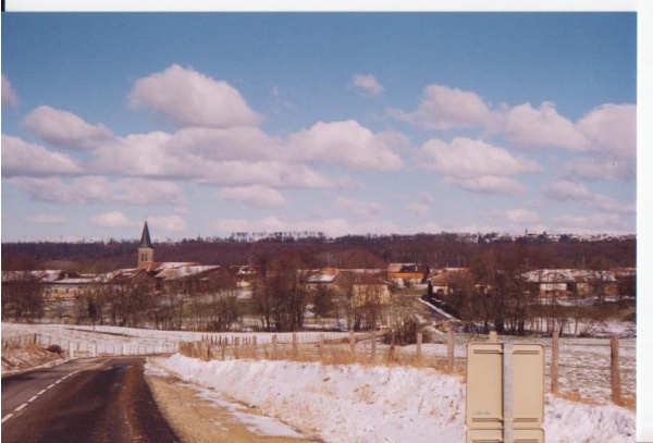 Brizeaux sous la neige