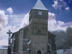 Photo paysage et monuments, Geville - Eglise de Gironville sous les côtes