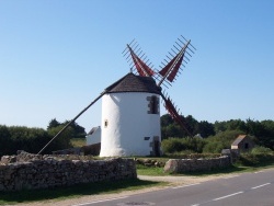 Photo paysage et monuments, Erdeven - Erdeven - Moulin à vent... avant