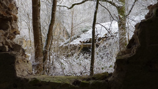 Photo La Fermeté - les Sautériaux  à l'intérieur du vieux moulin