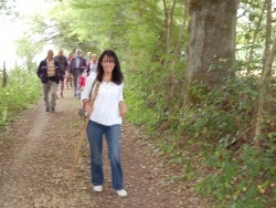 sur le chemin de campagne....