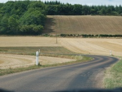 Photo paysage et monuments, Montenoison - une route...