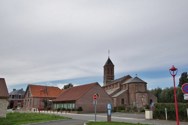 Photo Bissezeele - la marie et église saint Omer