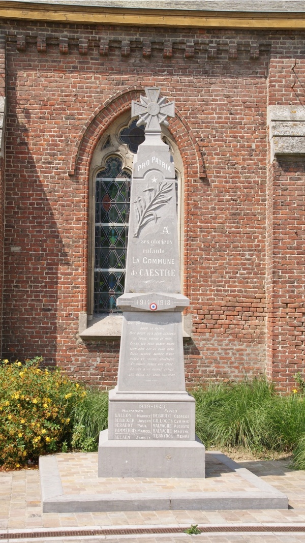 Photo Caëstre - le monument aux morts