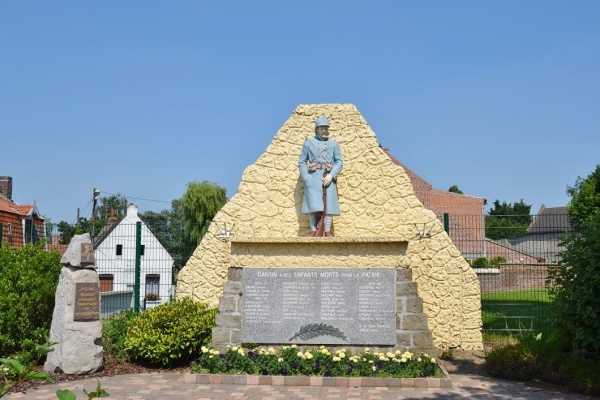 Photo Cantin - le monument aux morts