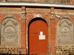 Photo paysage et monuments, Oxelaëre - église St Martin ( Façade )