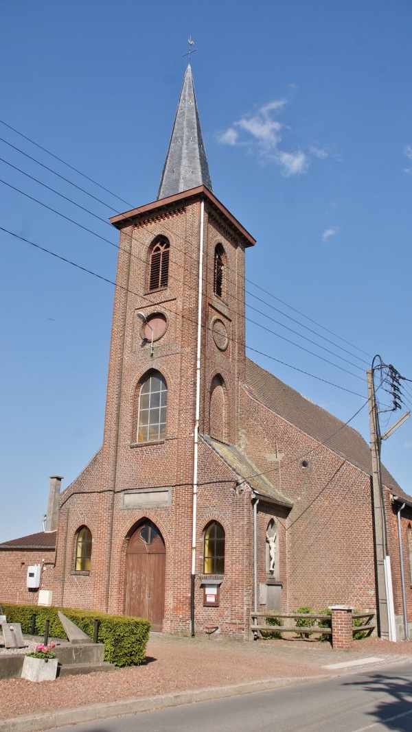 Photo Wannehain - église Sainte Cécile