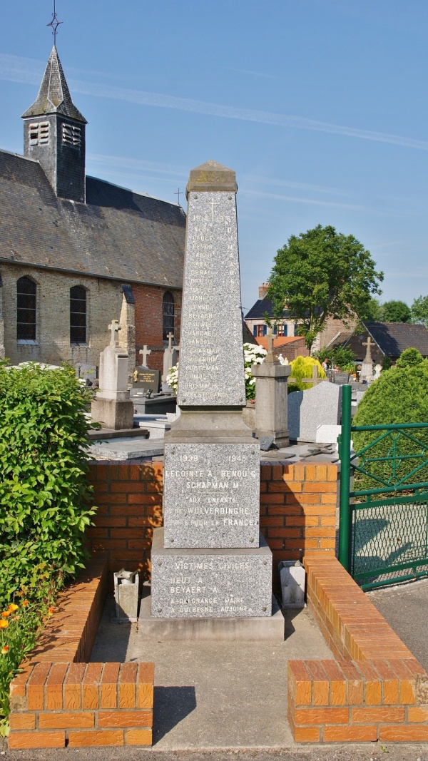 Photo Wulverdinghe - le monument aux morts