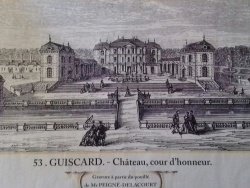 Photo paysage et monuments, Guiscard - Chateau de Guiscard au siecle dernier