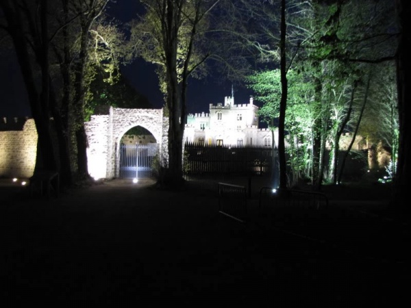 Photo Condette - Le chateau d'Hardelot qui se trouve sur la commune de CONDETTE,photo de nuit