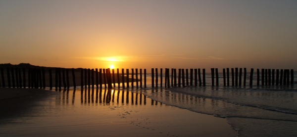 Photo Oye-Plage - coucher de soleil