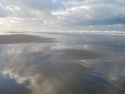 Photo paysage et monuments, Oye-Plage - reflets de la côte d opale