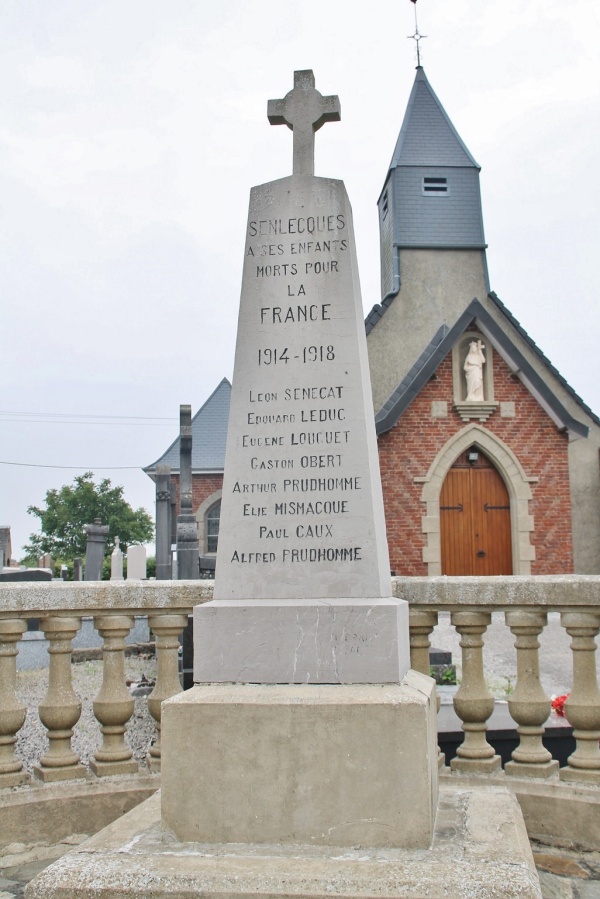 Photo Senlecques - le monument aux morts