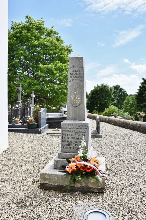 Photo Halsou - le Monument Aux Morts