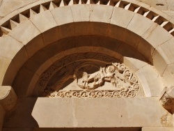 Photo paysage et monuments, Saint-Féliu-d'Amont - Notre-Dame de l'Assomption (Détail du Portail)