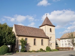 Photo paysage et monuments, Algolsheim - église Protestante