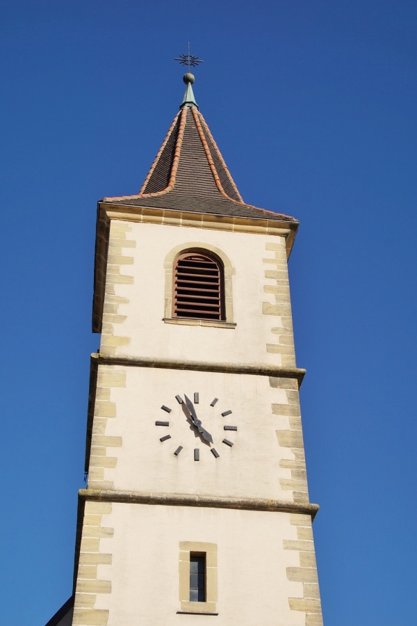 Photo Biltzheim - clocher église St georges