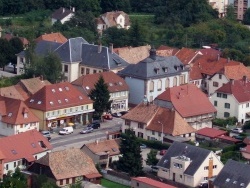 Photo paysage et monuments, Bitschwiller-lès-Thann - Centre et Mairie de Bitschwiller les Thann 68620