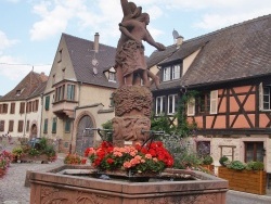 Photo paysage et monuments, Kientzheim - la fontaine