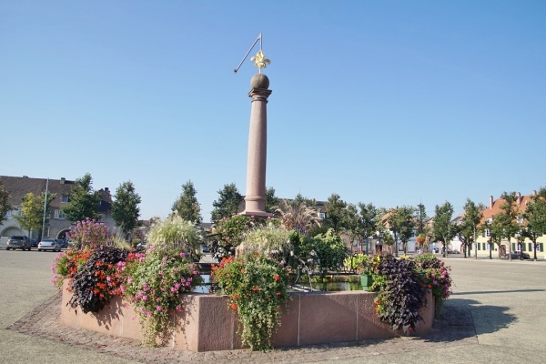 Photo Neuf-Brisach - la fontaine