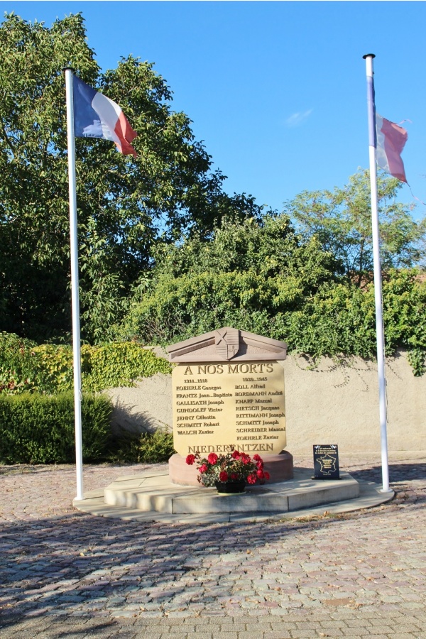 Photo Niederentzen - le monument aux morts