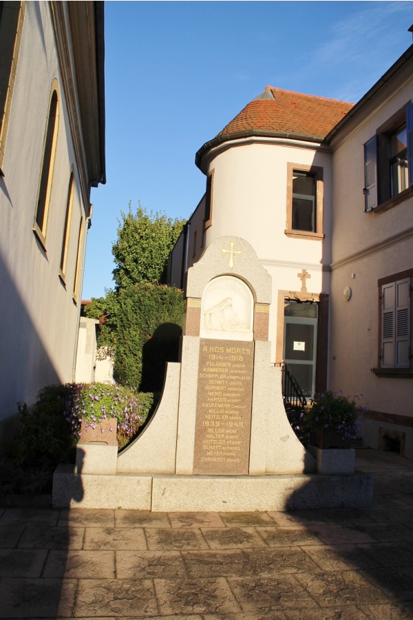 Photo Weckolsheim - le monument aux morts