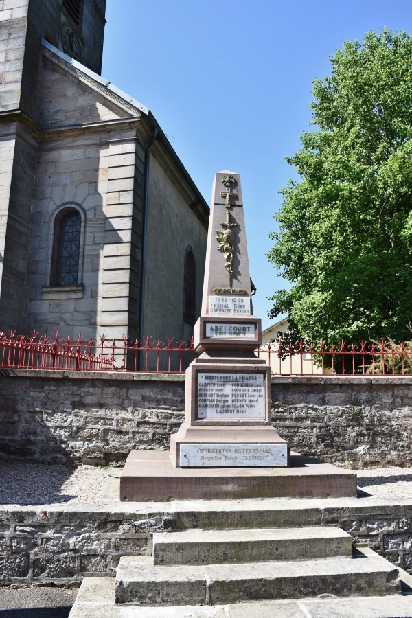 Photo Abelcourt - le monument aux morts