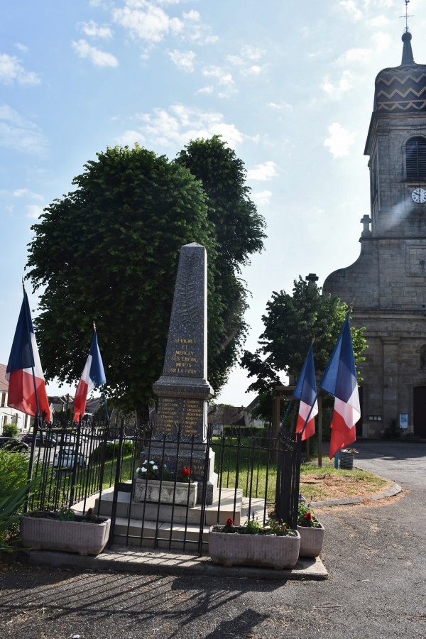 Photo Gevigney-et-Mercey - le monument aux morts