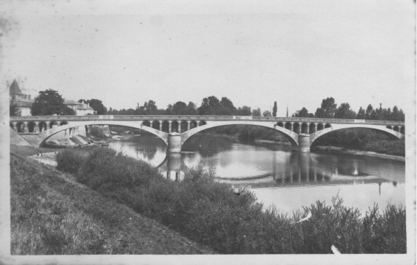 Pont des Bordes avant destruction