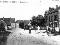 Photo vie locale, Charette-Varennes - carte postale ancienne de charette