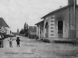 Photo vie locale, Fretterans - carte postale