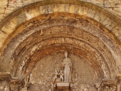 Photo paysage et monuments, Marcigny - église St Nicolas ( Detail Portail )
