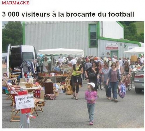 Photo Marmagne - 3000 visiteurs a la brocante du 13 juin 2010