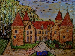 Photo dessins et illustrations, Montcony - Château de Montcony.