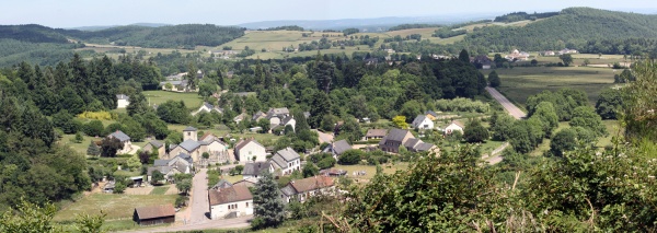 Panorama La Celle en Morvan