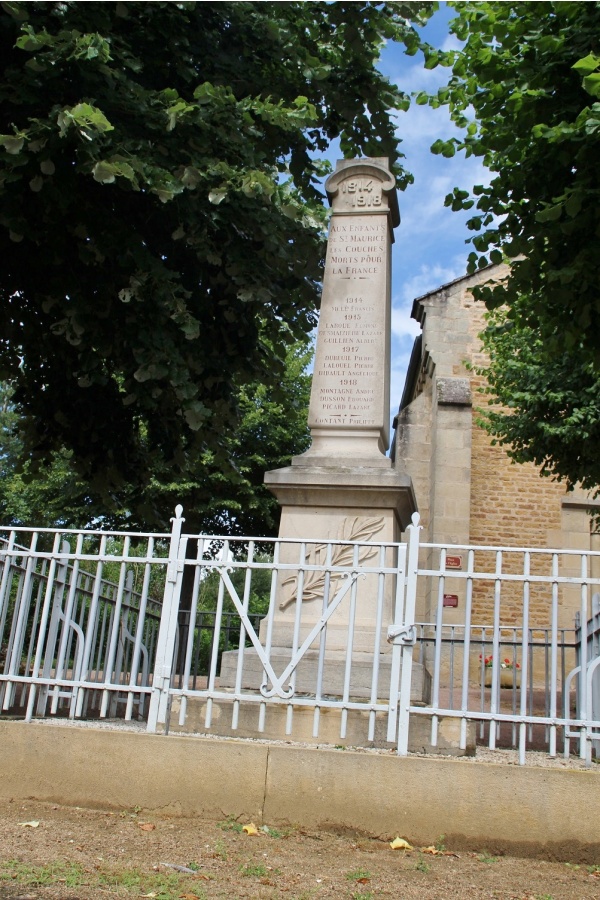 Photo Saint-Maurice-lès-Couches - le monument aux morts