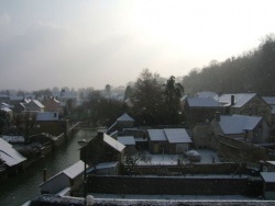 Photo paysage et monuments, La Chartre-sur-le-Loir - Froid glacial sur la Chartre sur le Loir