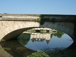 Photo paysage et monuments, La Flèche - Reflet sur le Loir