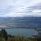 Vue sur le lac du Bourget et Aix-les-Bains
