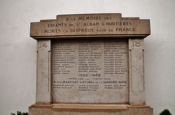 Photo Saint-Alban-des-Hurtières - Monument-aux-Morts