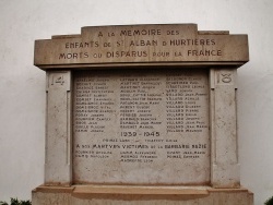Photo paysage et monuments, Saint-Alban-des-Hurtières - Monument-aux-Morts