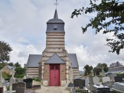 Photo paysage et monuments, Ancretteville-sur-Mer - église St Amand