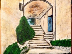 La voûte, toile à l'acrylique